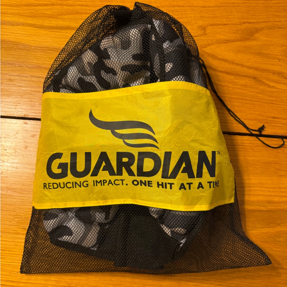 Grey Camouflage Youth Football Helmet Guardian Gap